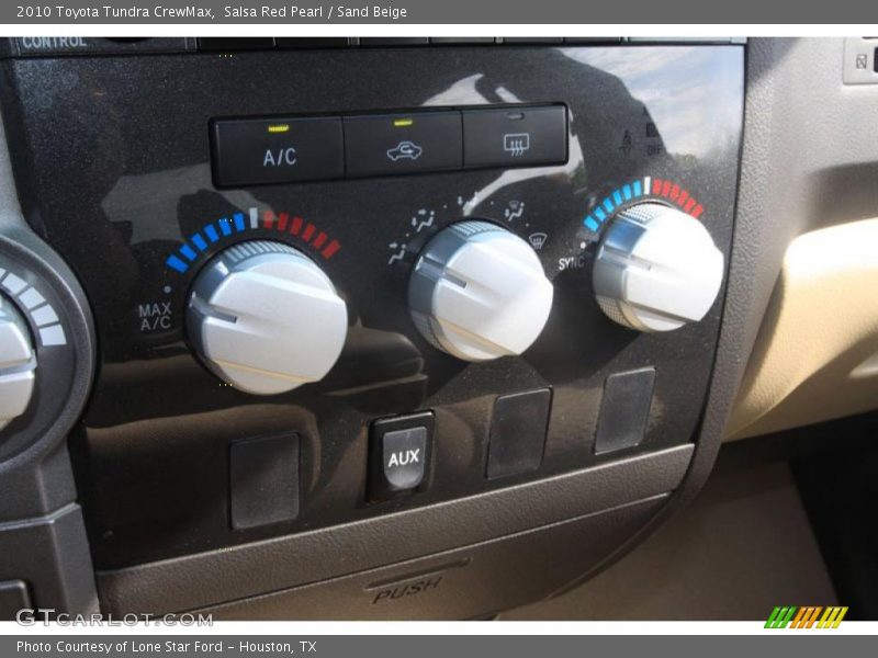 Salsa Red Pearl / Sand Beige 2010 Toyota Tundra CrewMax