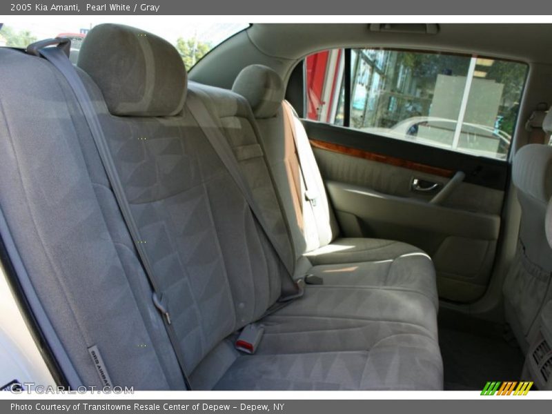 Pearl White / Gray 2005 Kia Amanti