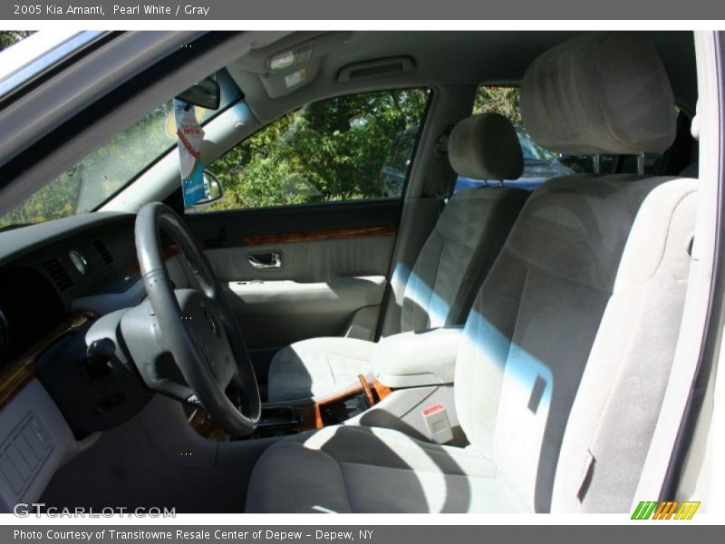 Pearl White / Gray 2005 Kia Amanti