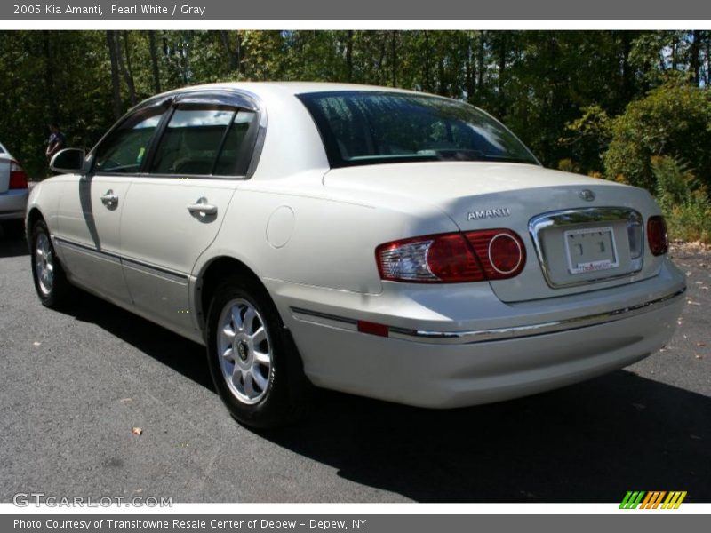 Pearl White / Gray 2005 Kia Amanti
