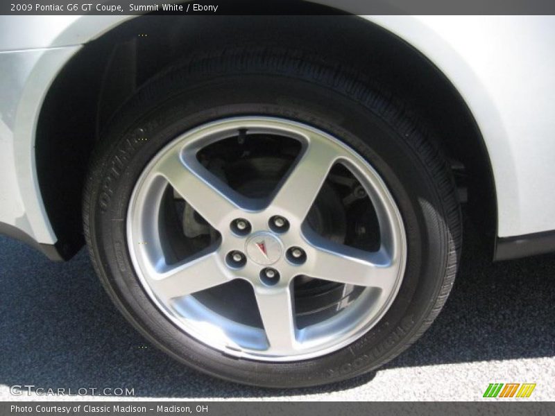 Summit White / Ebony 2009 Pontiac G6 GT Coupe
