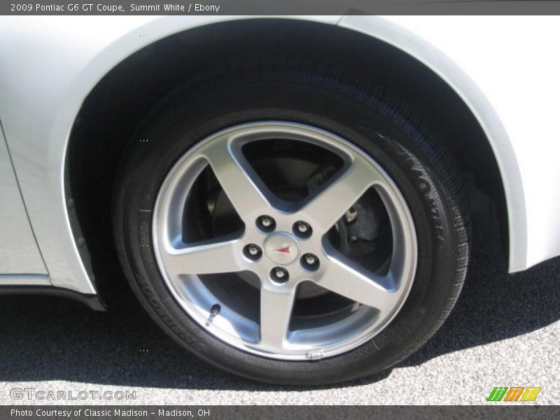 Summit White / Ebony 2009 Pontiac G6 GT Coupe