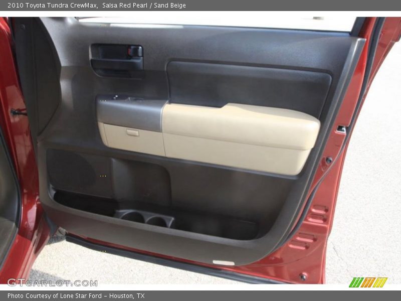 Salsa Red Pearl / Sand Beige 2010 Toyota Tundra CrewMax