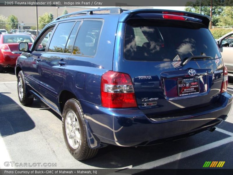 Indigo Ink Pearl / Gray 2005 Toyota Highlander V6 4WD