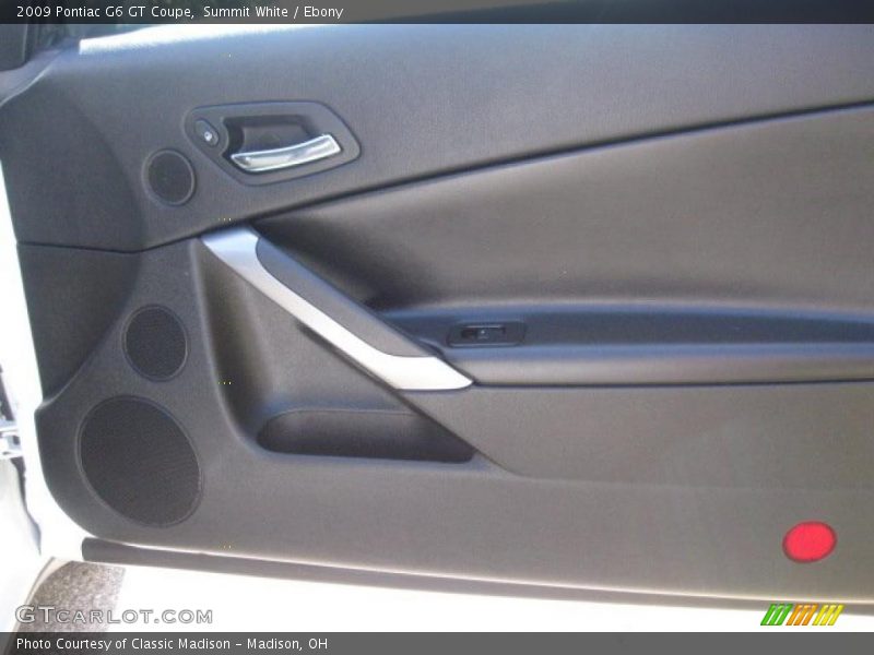 Summit White / Ebony 2009 Pontiac G6 GT Coupe