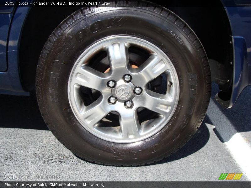 Indigo Ink Pearl / Gray 2005 Toyota Highlander V6 4WD