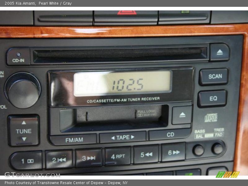 Pearl White / Gray 2005 Kia Amanti