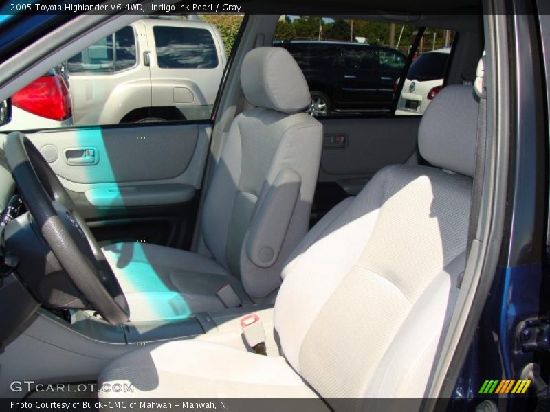 Indigo Ink Pearl / Gray 2005 Toyota Highlander V6 4WD