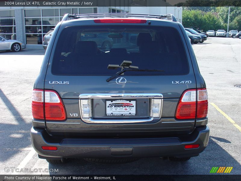 Galactic Gray Metallic / Ivory 2004 Lexus LX 470