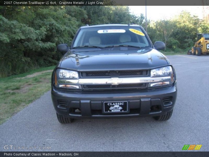 Graphite Metallic / Light Gray 2007 Chevrolet TrailBlazer LS 4x4