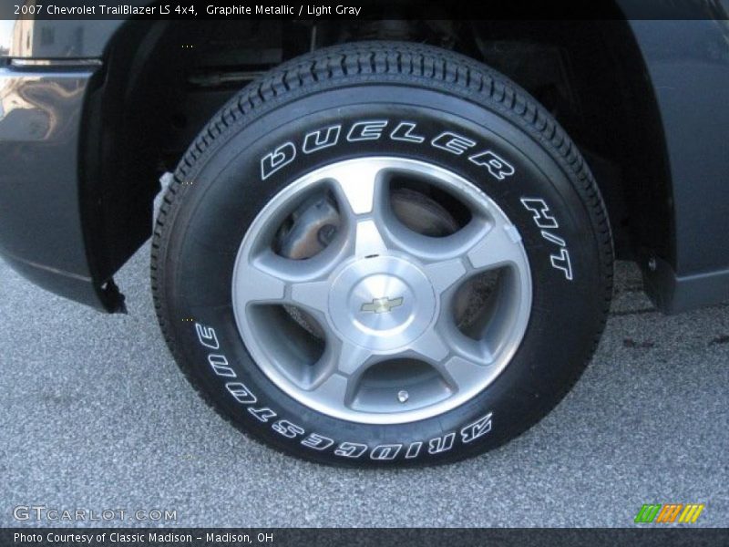 Graphite Metallic / Light Gray 2007 Chevrolet TrailBlazer LS 4x4