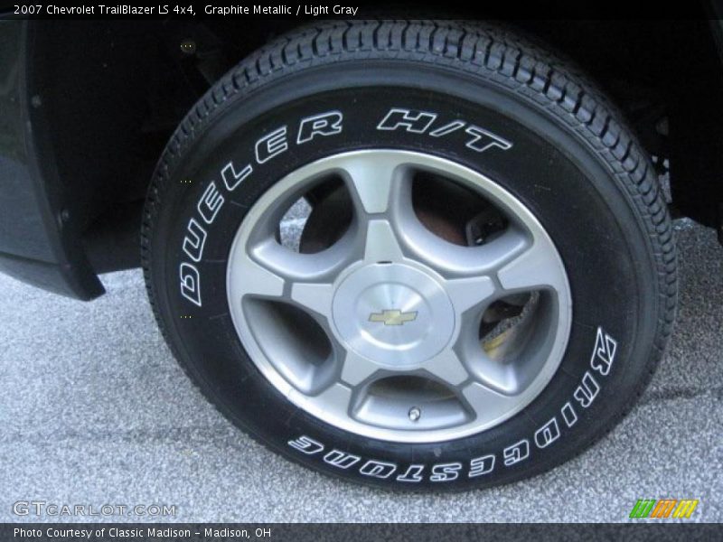 Graphite Metallic / Light Gray 2007 Chevrolet TrailBlazer LS 4x4