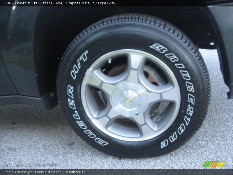 Graphite Metallic / Light Gray 2007 Chevrolet TrailBlazer LS 4x4