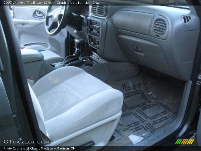 Graphite Metallic / Light Gray 2007 Chevrolet TrailBlazer LS 4x4
