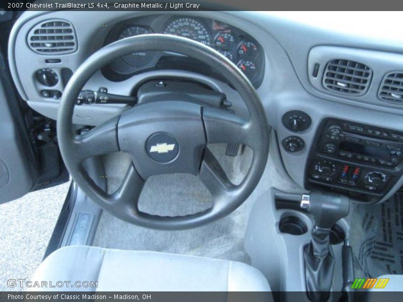 Graphite Metallic / Light Gray 2007 Chevrolet TrailBlazer LS 4x4