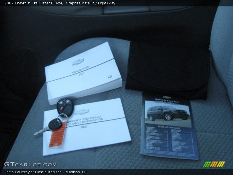 Graphite Metallic / Light Gray 2007 Chevrolet TrailBlazer LS 4x4