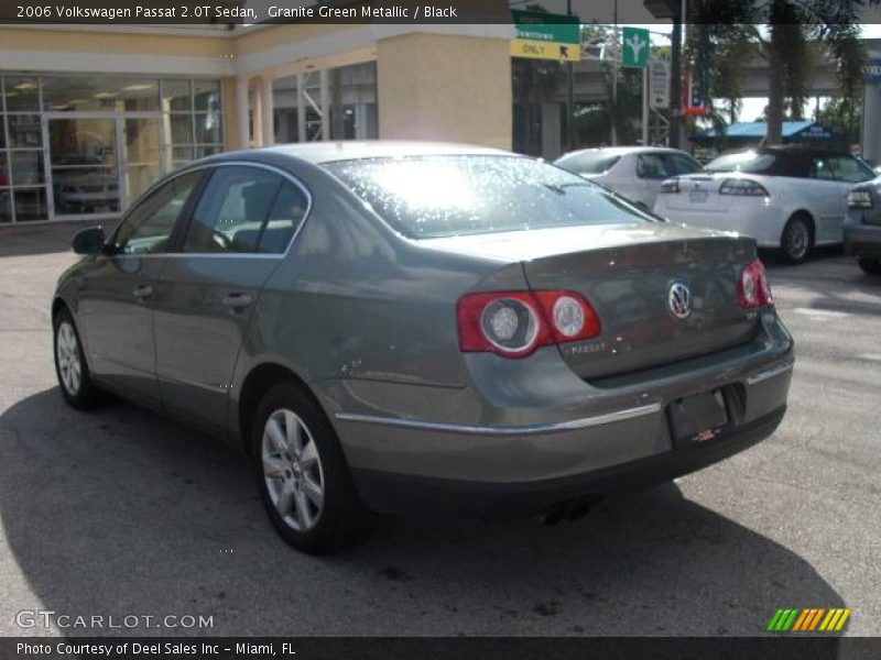 Granite Green Metallic / Black 2006 Volkswagen Passat 2.0T Sedan