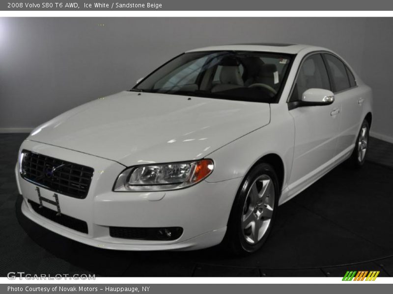 Ice White / Sandstone Beige 2008 Volvo S80 T6 AWD