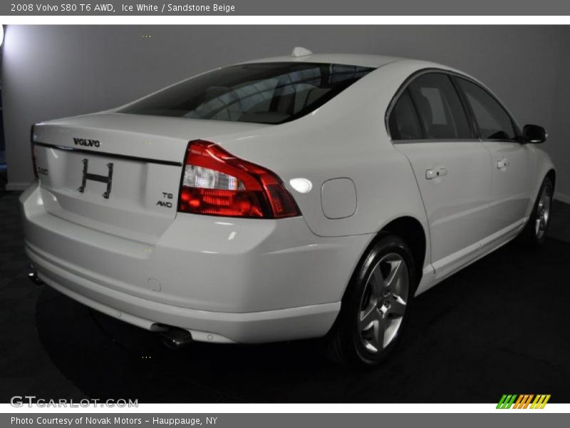 Ice White / Sandstone Beige 2008 Volvo S80 T6 AWD