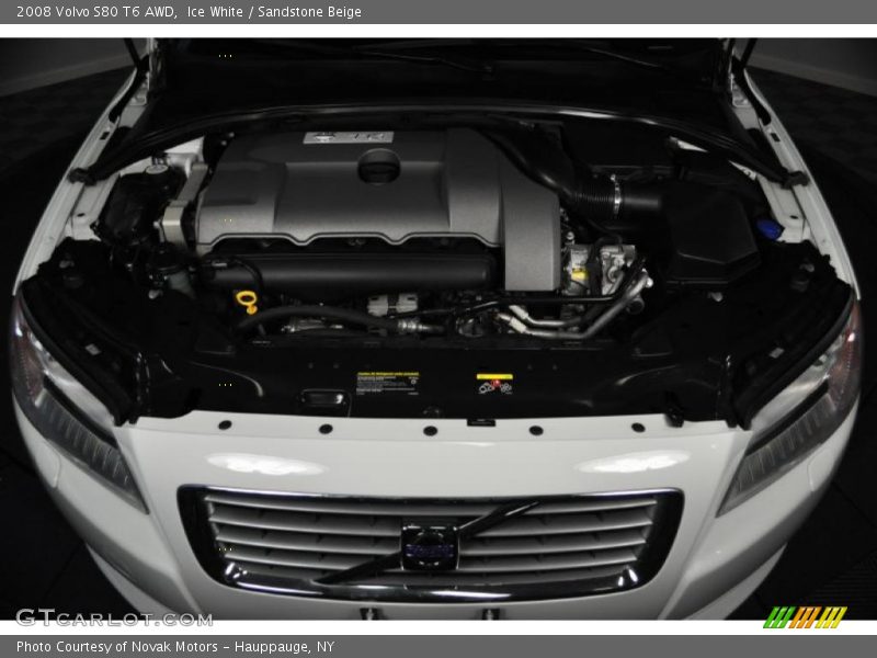 Ice White / Sandstone Beige 2008 Volvo S80 T6 AWD