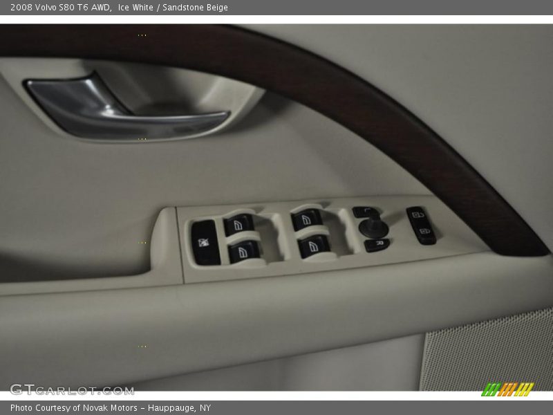 Ice White / Sandstone Beige 2008 Volvo S80 T6 AWD