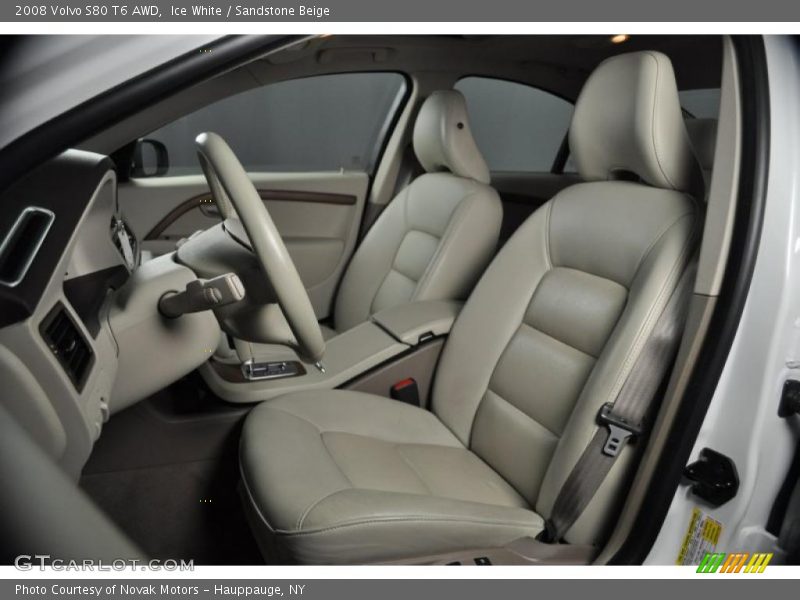 Ice White / Sandstone Beige 2008 Volvo S80 T6 AWD