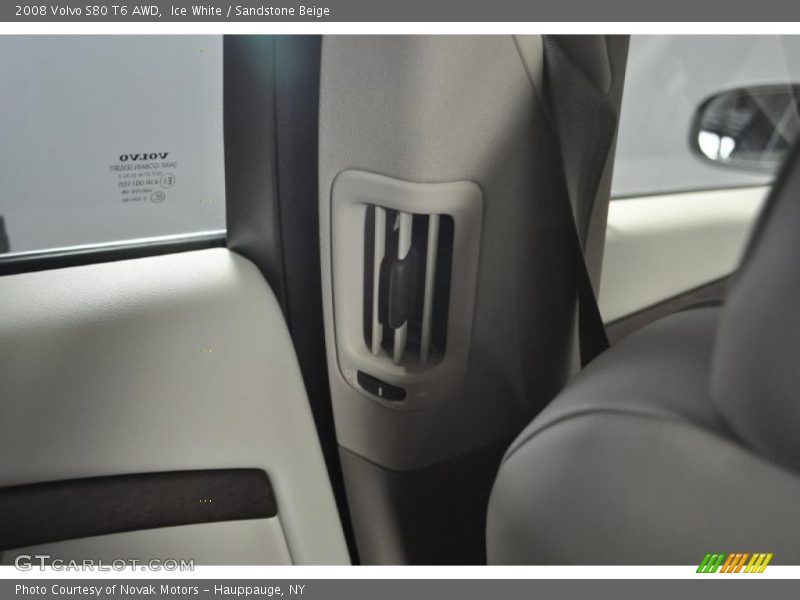 Ice White / Sandstone Beige 2008 Volvo S80 T6 AWD