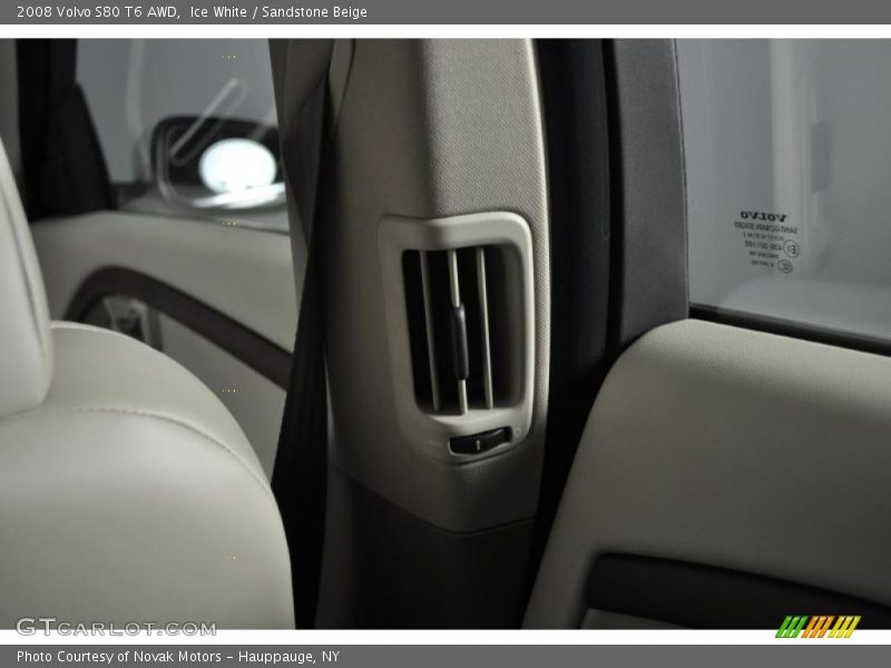 Ice White / Sandstone Beige 2008 Volvo S80 T6 AWD