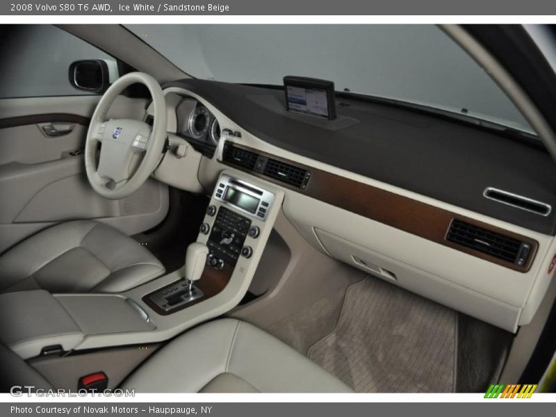 Ice White / Sandstone Beige 2008 Volvo S80 T6 AWD