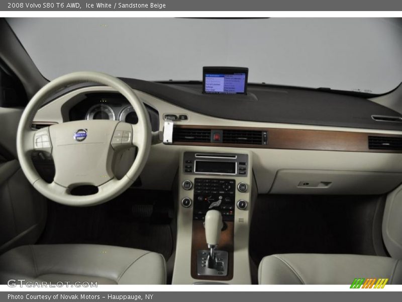 Ice White / Sandstone Beige 2008 Volvo S80 T6 AWD