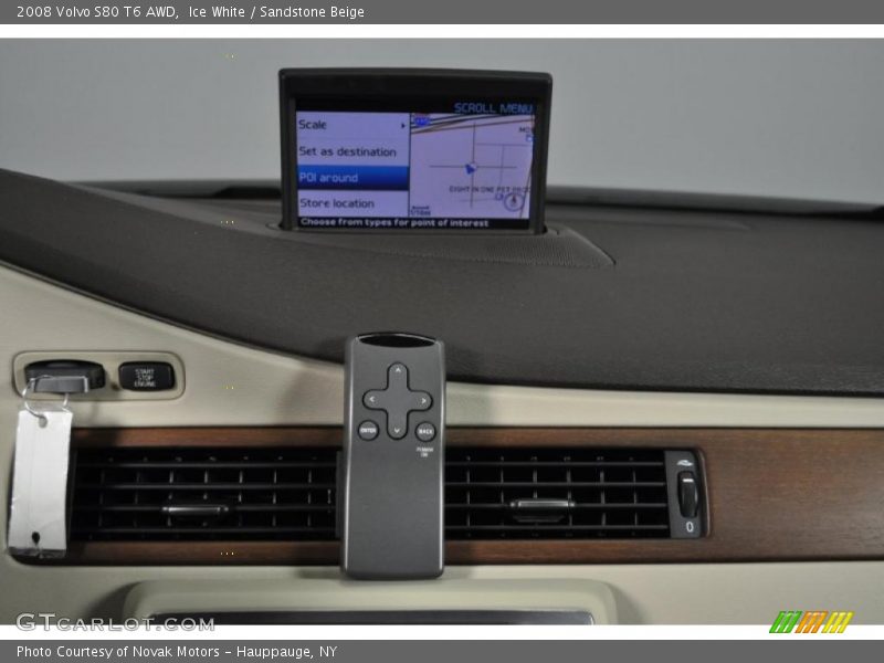 Ice White / Sandstone Beige 2008 Volvo S80 T6 AWD