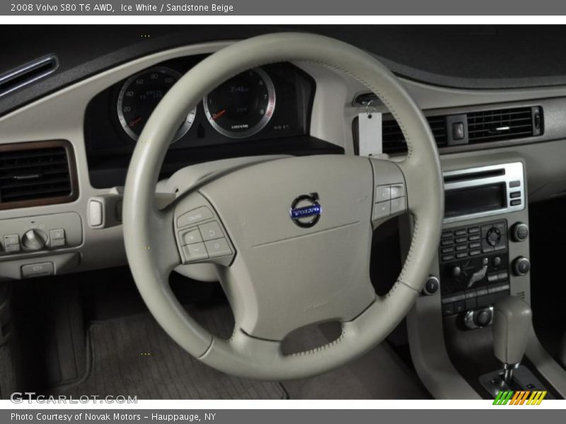 Ice White / Sandstone Beige 2008 Volvo S80 T6 AWD