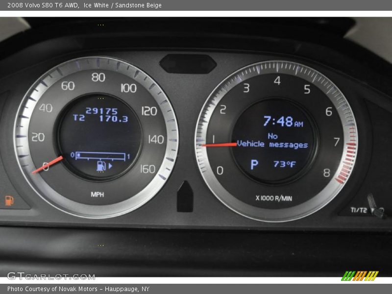 Ice White / Sandstone Beige 2008 Volvo S80 T6 AWD