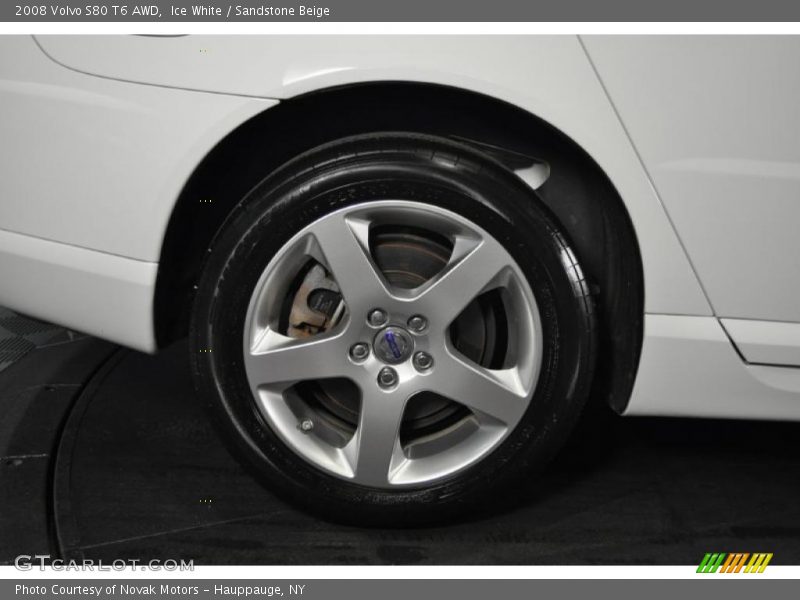 Ice White / Sandstone Beige 2008 Volvo S80 T6 AWD