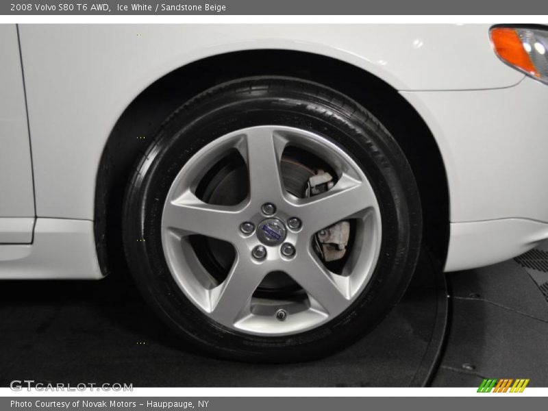 Ice White / Sandstone Beige 2008 Volvo S80 T6 AWD
