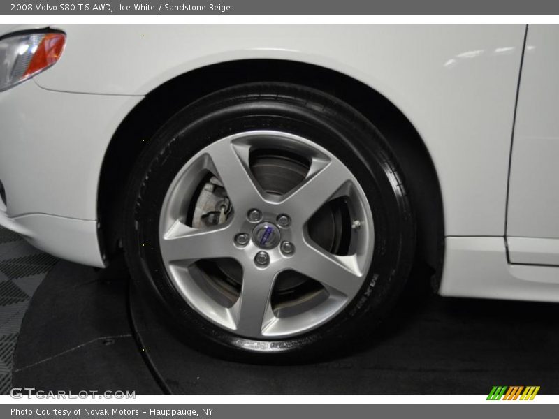 Ice White / Sandstone Beige 2008 Volvo S80 T6 AWD