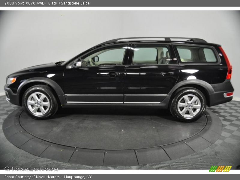 Black / Sandstone Beige 2008 Volvo XC70 AWD
