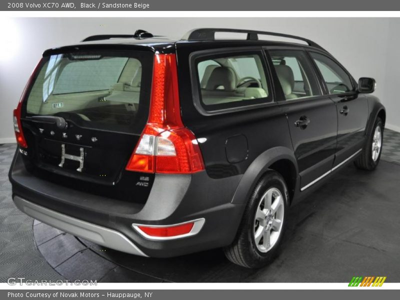 Black / Sandstone Beige 2008 Volvo XC70 AWD