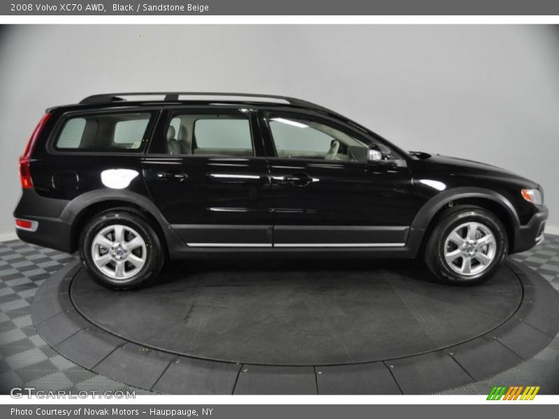 Black / Sandstone Beige 2008 Volvo XC70 AWD