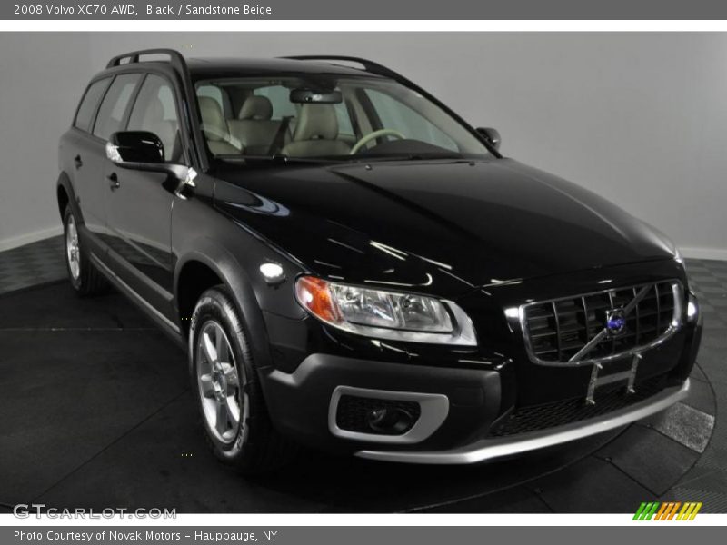 Black / Sandstone Beige 2008 Volvo XC70 AWD