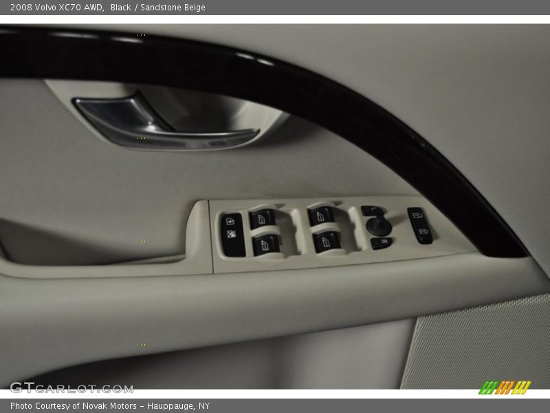 Black / Sandstone Beige 2008 Volvo XC70 AWD