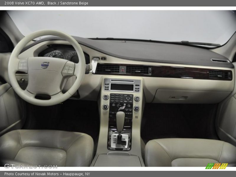 Black / Sandstone Beige 2008 Volvo XC70 AWD
