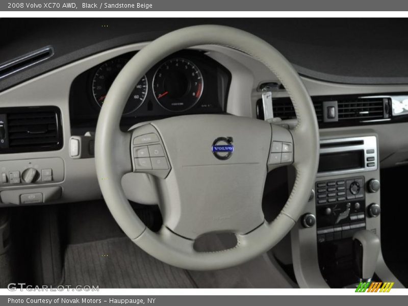 Black / Sandstone Beige 2008 Volvo XC70 AWD