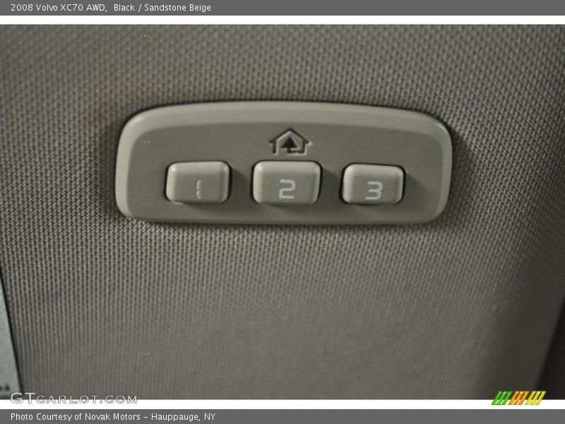 Black / Sandstone Beige 2008 Volvo XC70 AWD