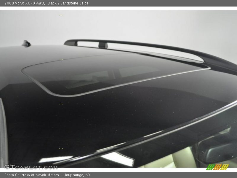 Black / Sandstone Beige 2008 Volvo XC70 AWD