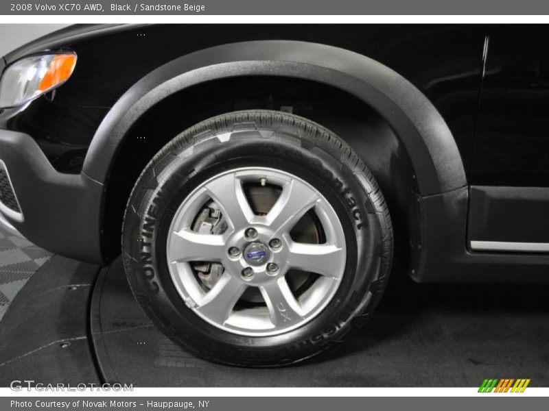 Black / Sandstone Beige 2008 Volvo XC70 AWD