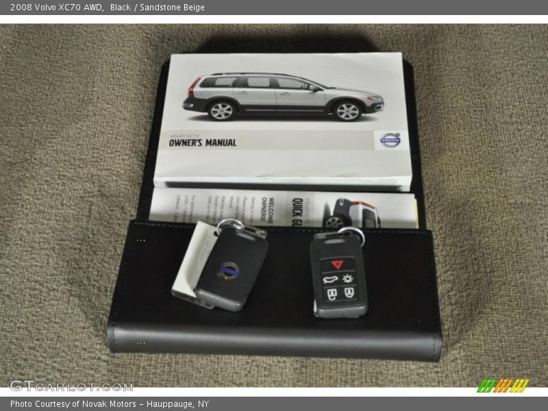 Black / Sandstone Beige 2008 Volvo XC70 AWD