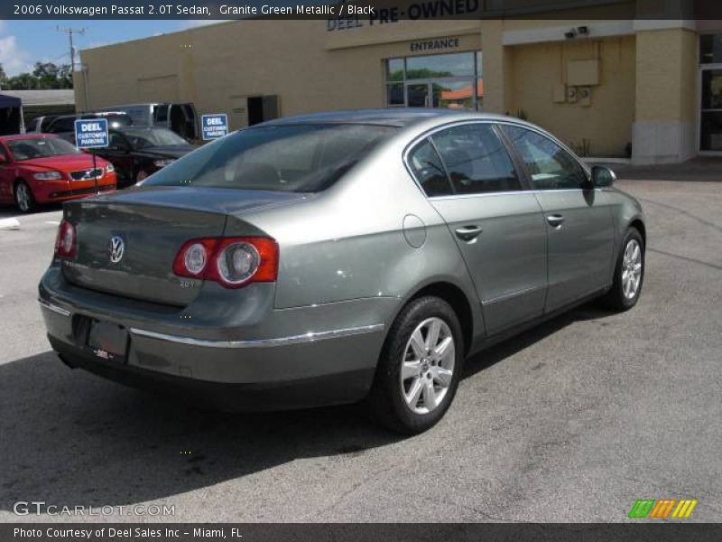 Granite Green Metallic / Black 2006 Volkswagen Passat 2.0T Sedan