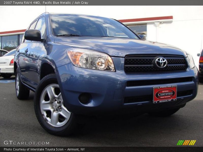 Pacific Blue Metallic / Ash Gray 2007 Toyota RAV4 4WD