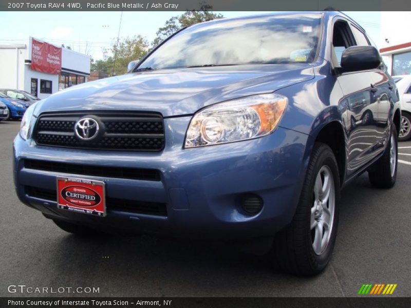 Pacific Blue Metallic / Ash Gray 2007 Toyota RAV4 4WD